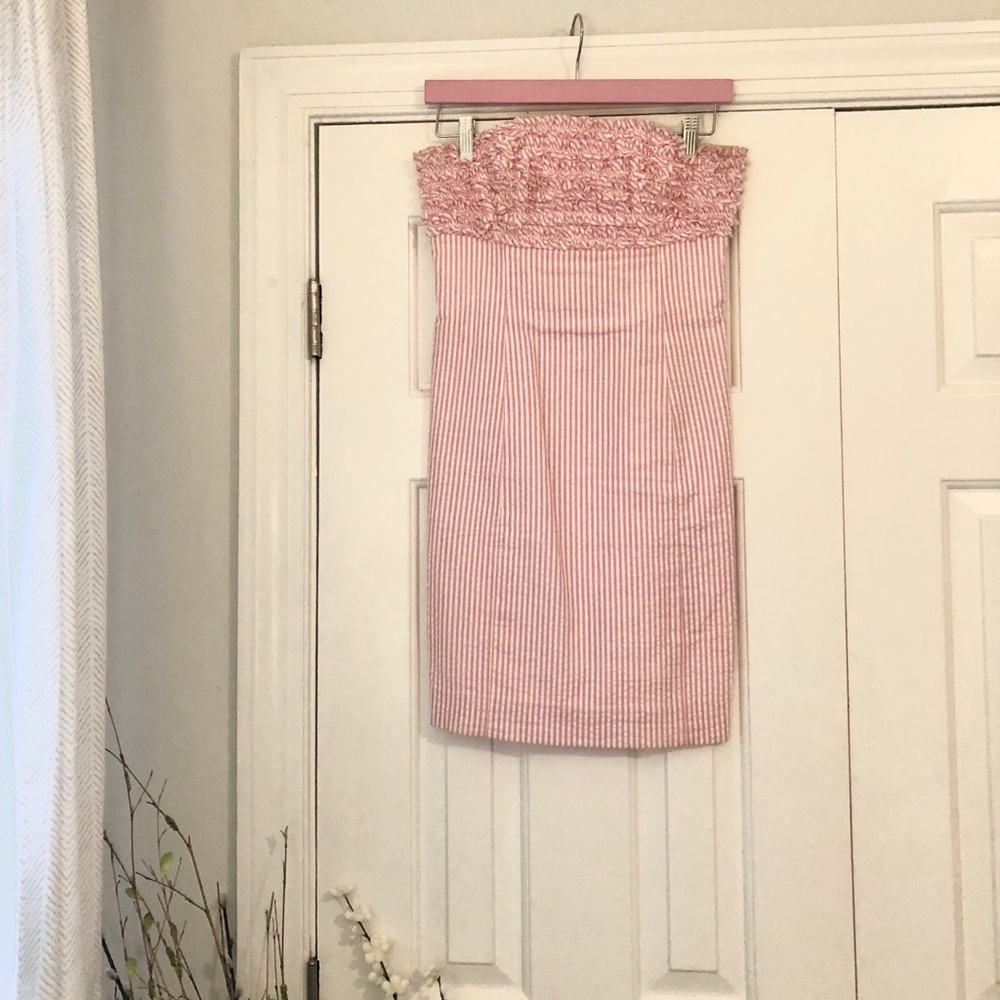 Lilly Pulitzer Pink Seersucker Dress
